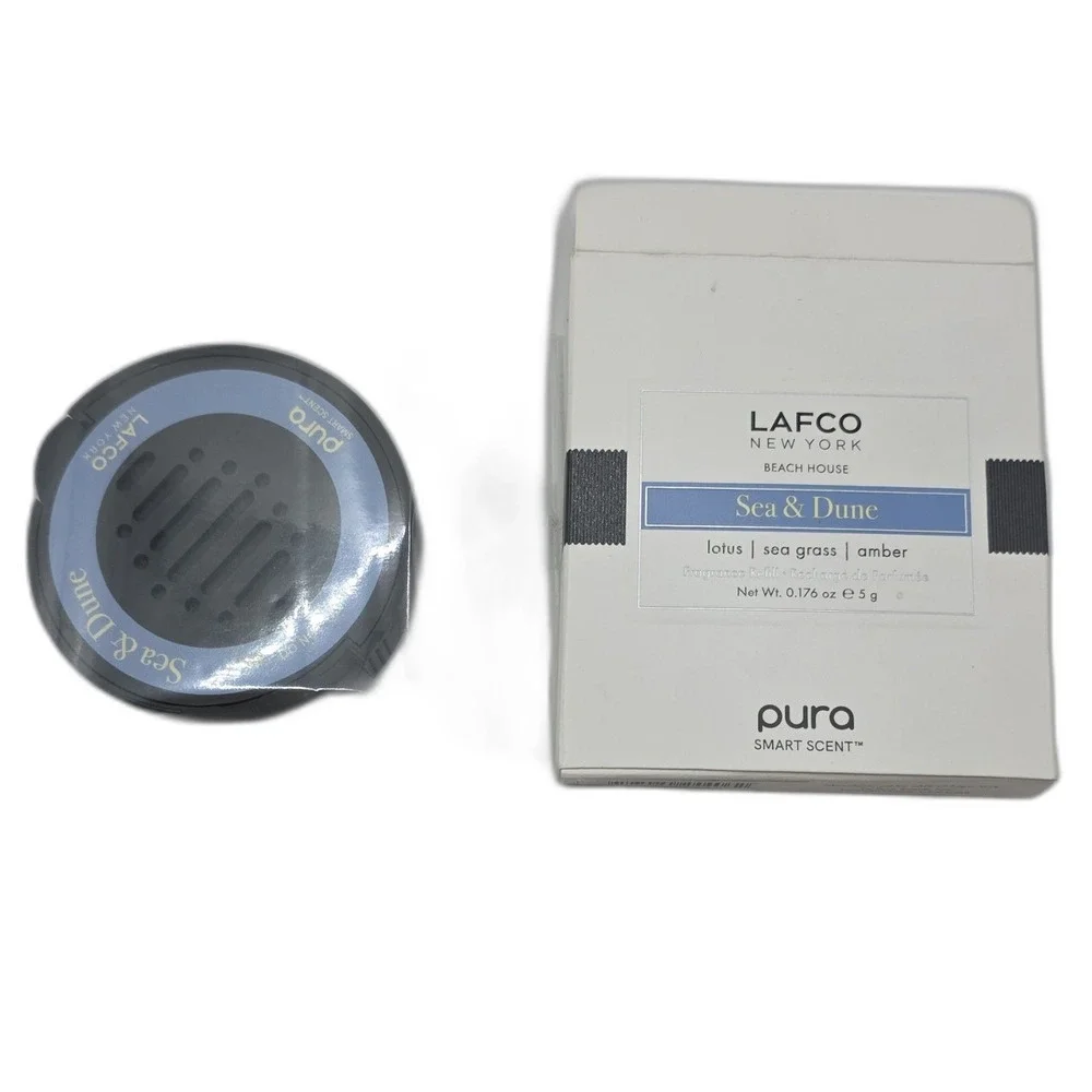 LAFCO New York PURA Smart Scent Refill Sea & Dune Lotus Amber 0.176 oz